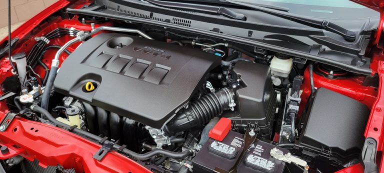 Clean engine bay